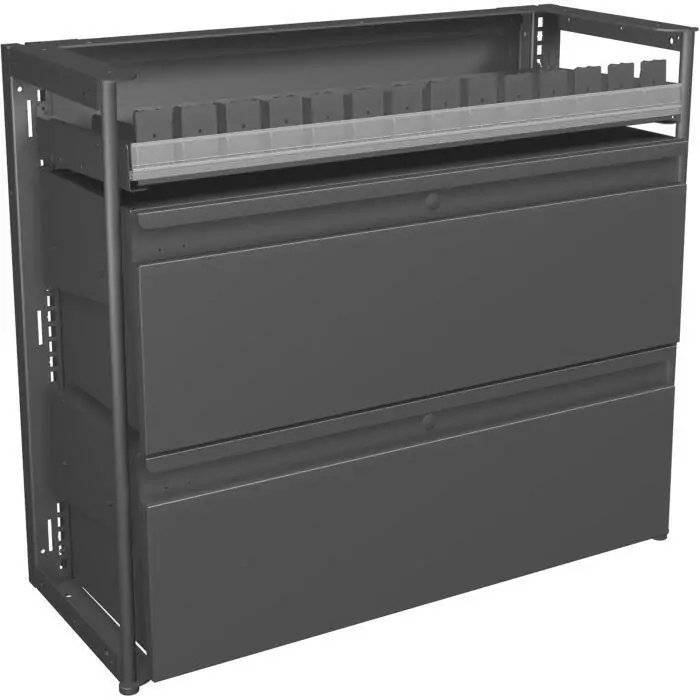 20573.1 Base 3ft Metal with Storage Drawers no side panel Classic