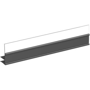 Stationary Pusher Channel with Clear Front - 10 pack